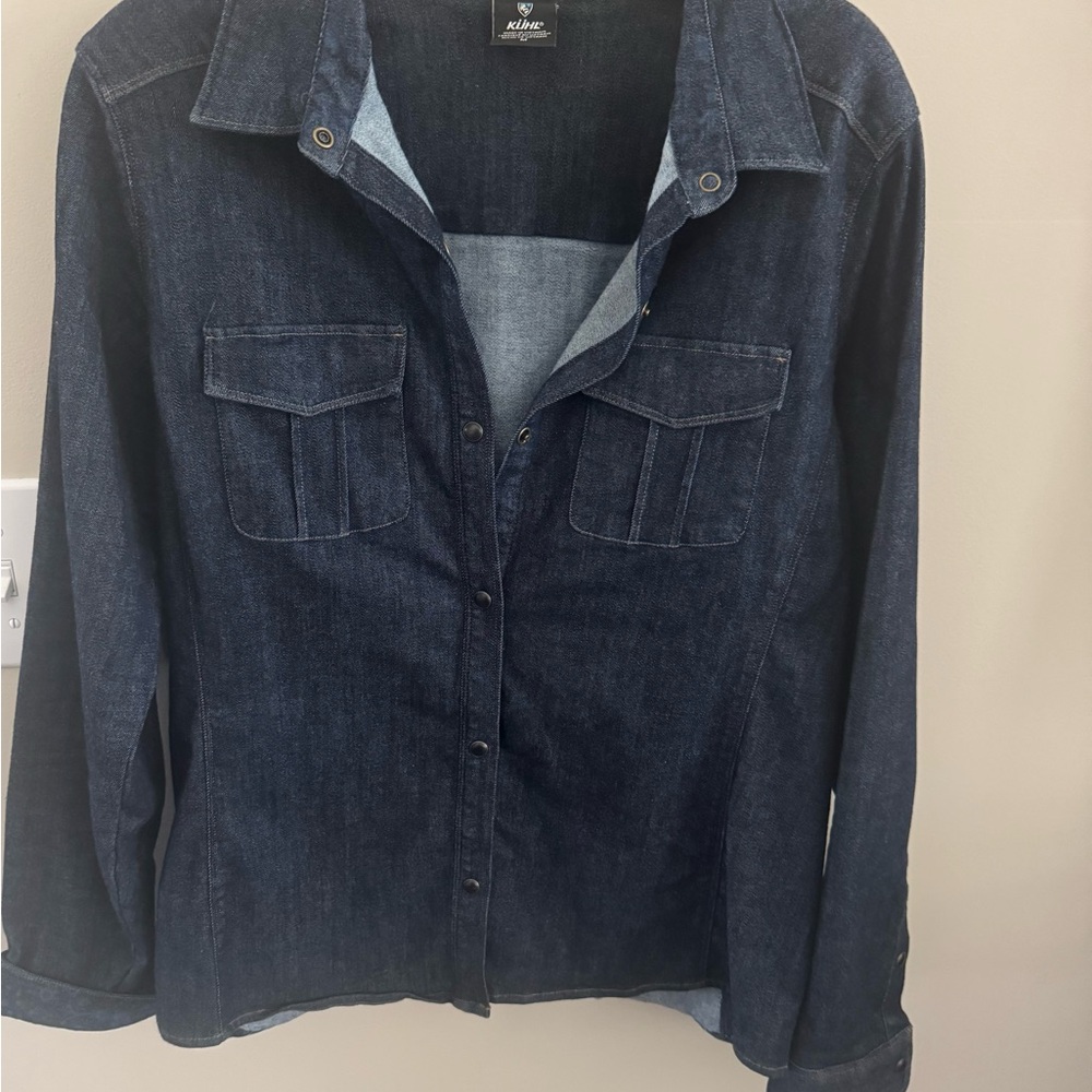 Kuhl Dark Denim Fitted Shirt